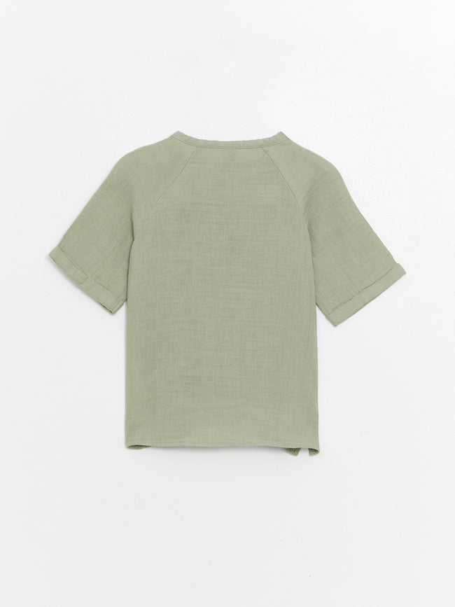 Crew Neck Short Sleeve Baby Boy T-Shirt Main Image