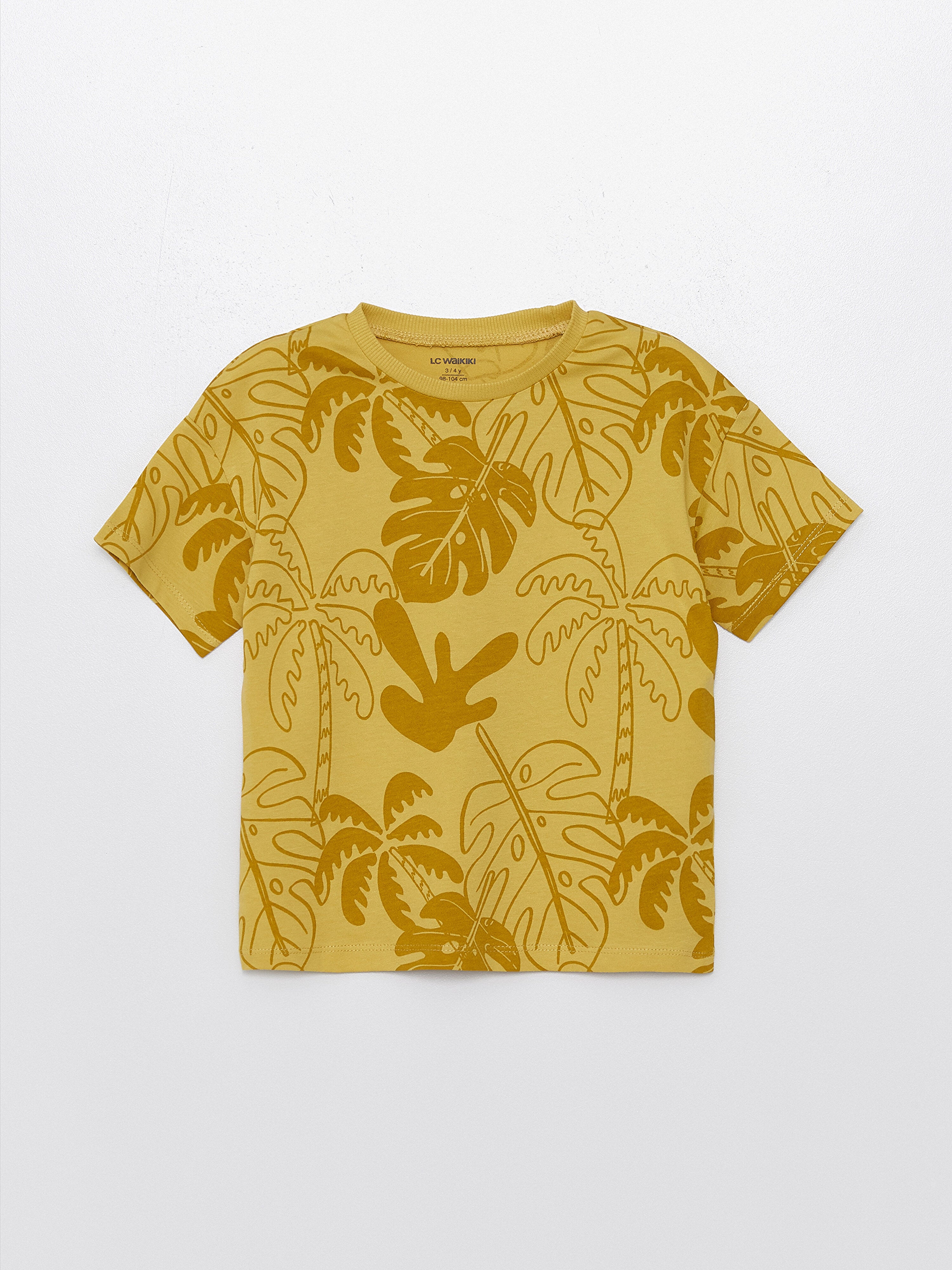 Crew Neck Short Sleeve Baby Boy T-Shirt