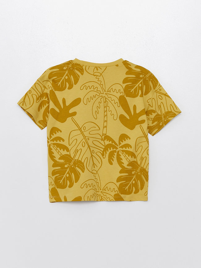 Crew Neck Short Sleeve Baby Boy T-Shirt Main Image