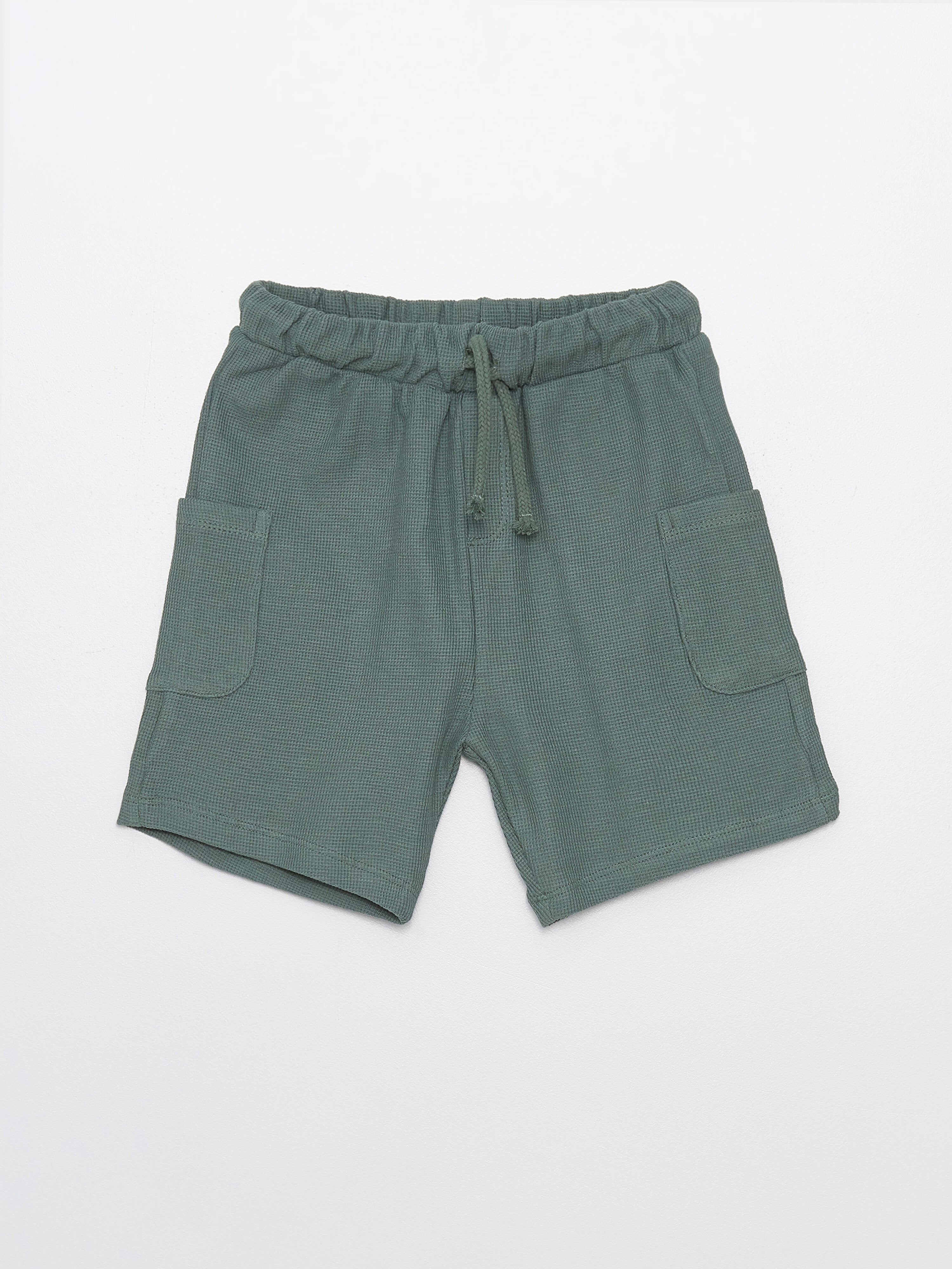 Basic Baby Boy Shorts with Elastic Waist