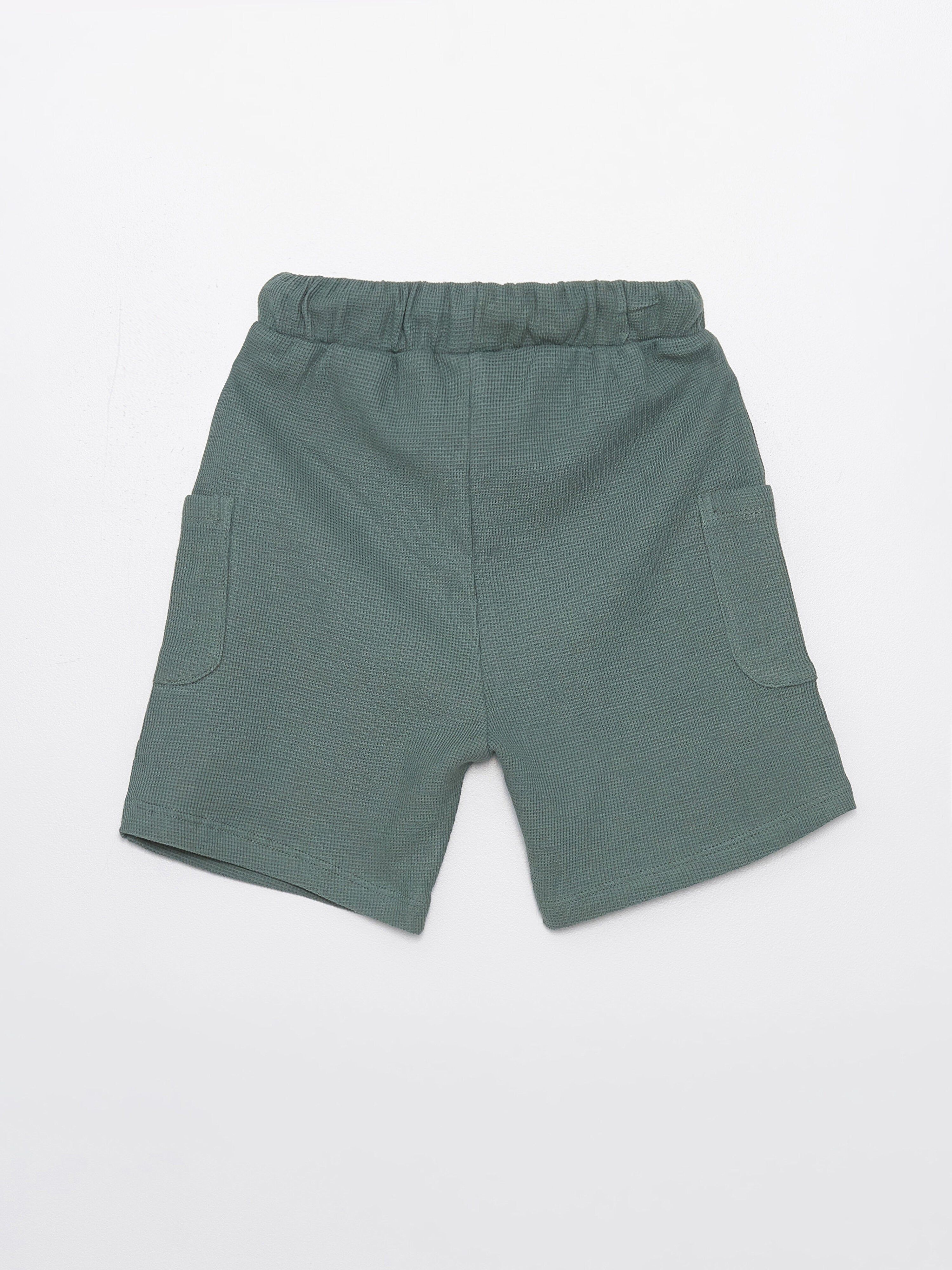 Basic Baby Boy Shorts with Elastic Waist