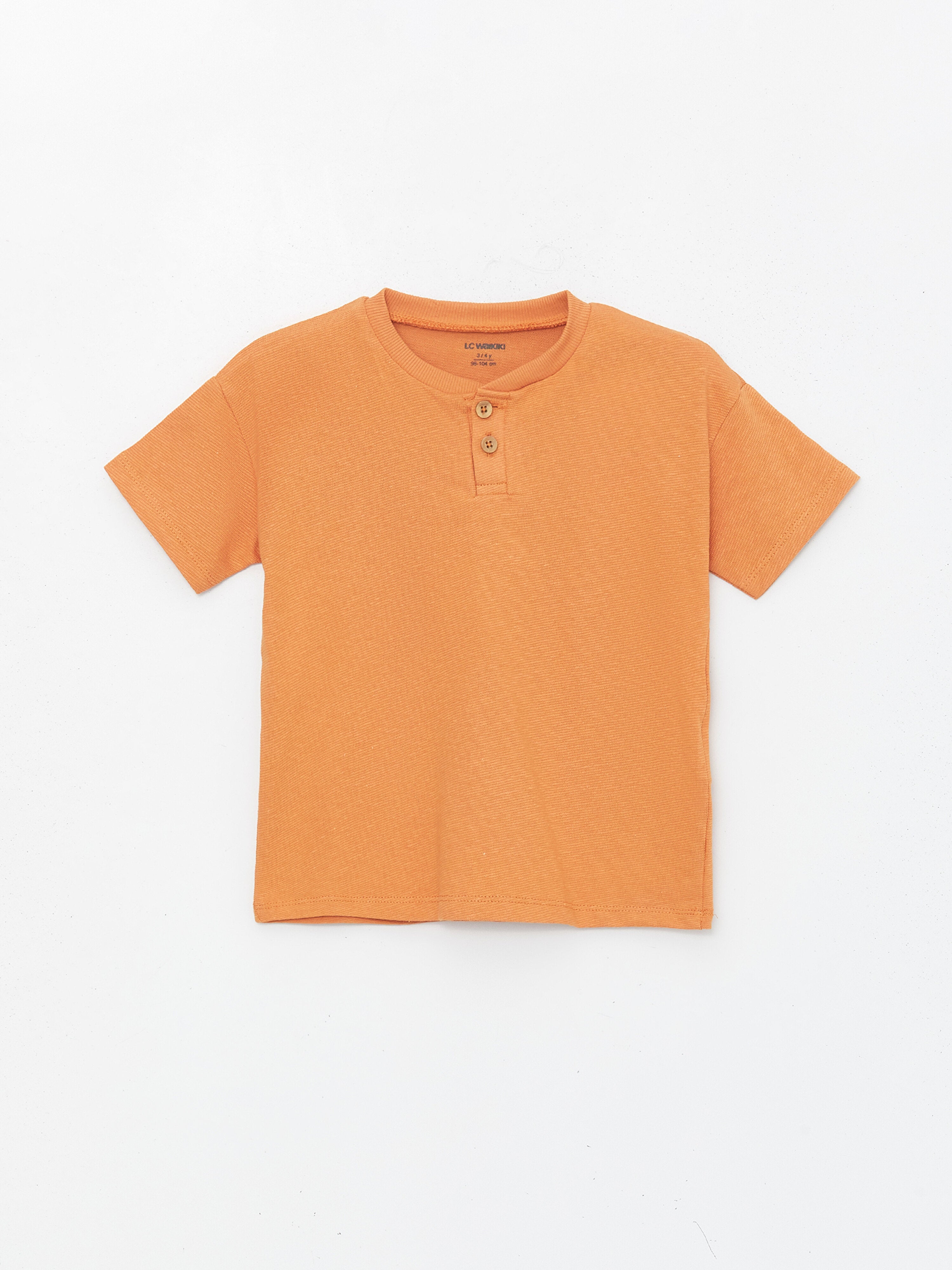 Crew Neck Basic Baby Boy T-Shirt