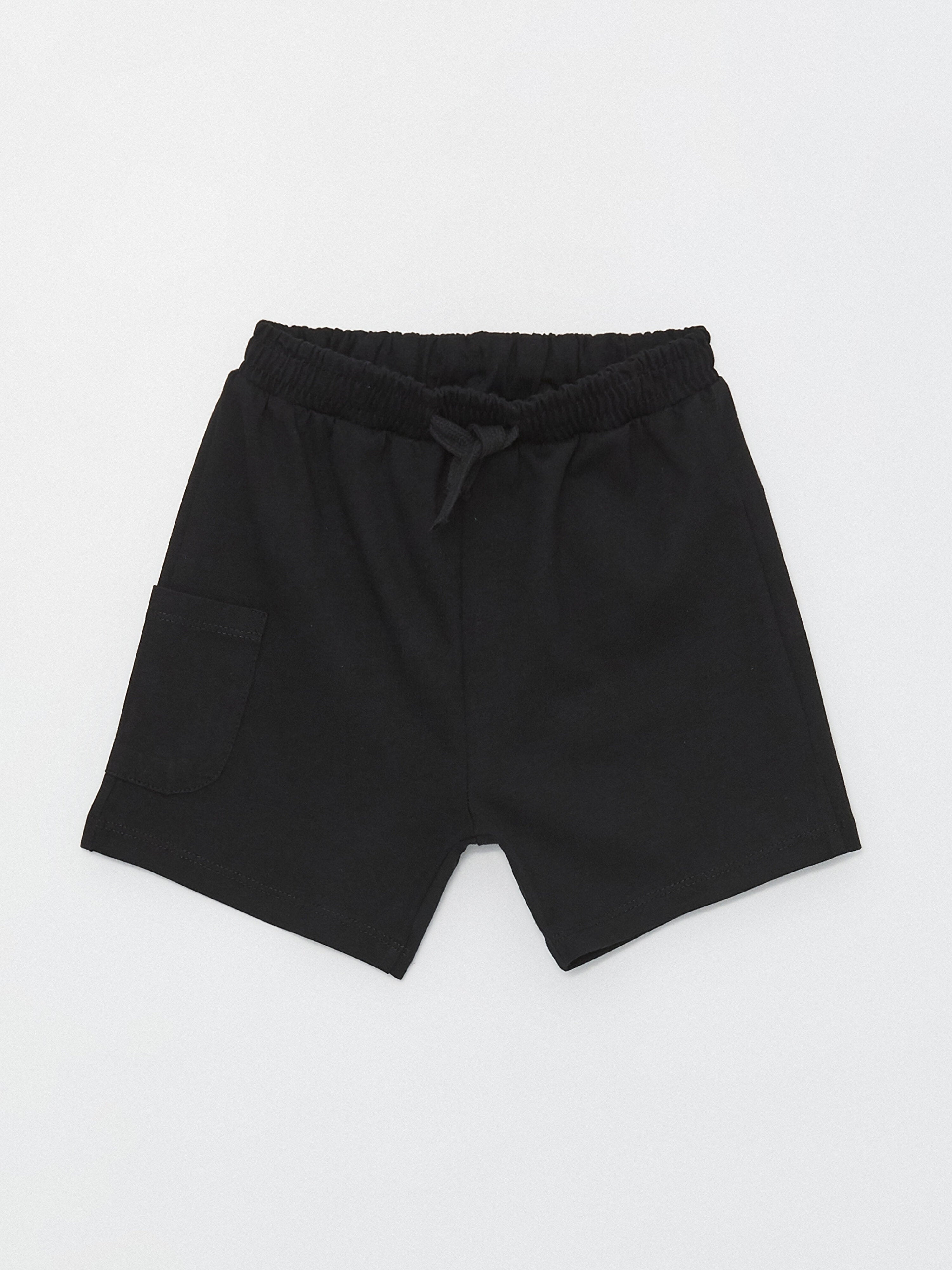 Basic Baby Boy Shorts with Elastic Waist