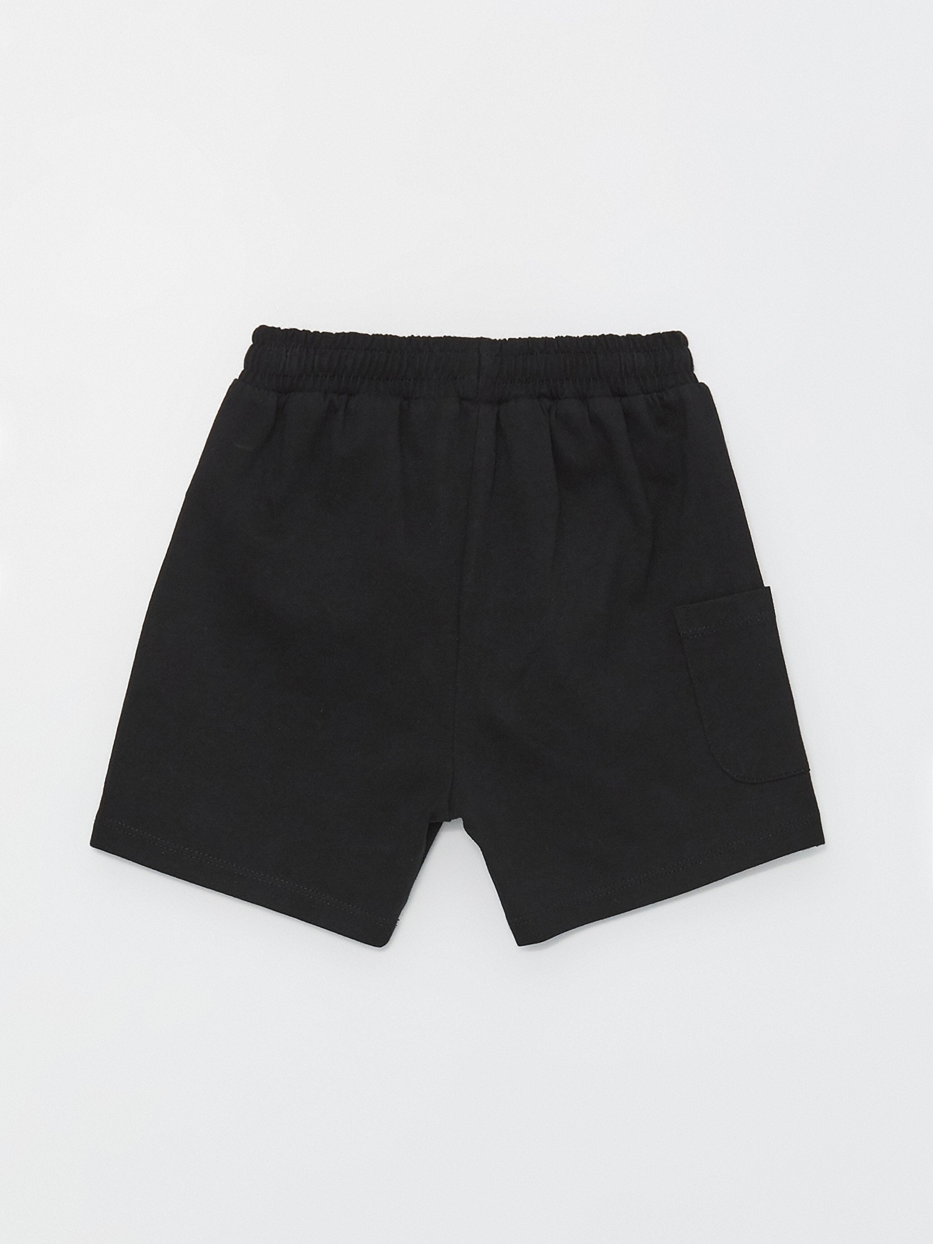Basic Baby Boy Shorts with Elastic Waist