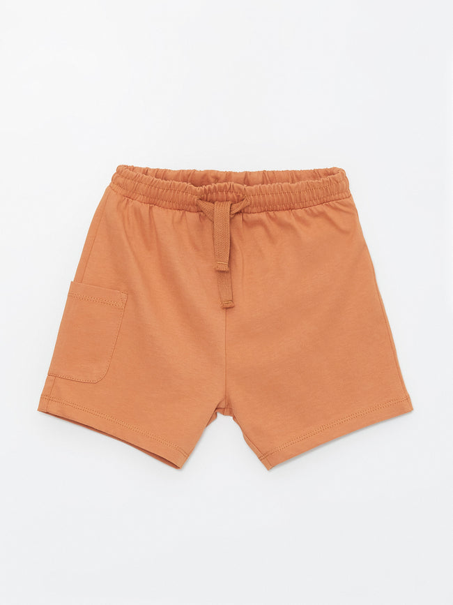 Basic Baby Boy Shorts with Elastic Waist Hover Image