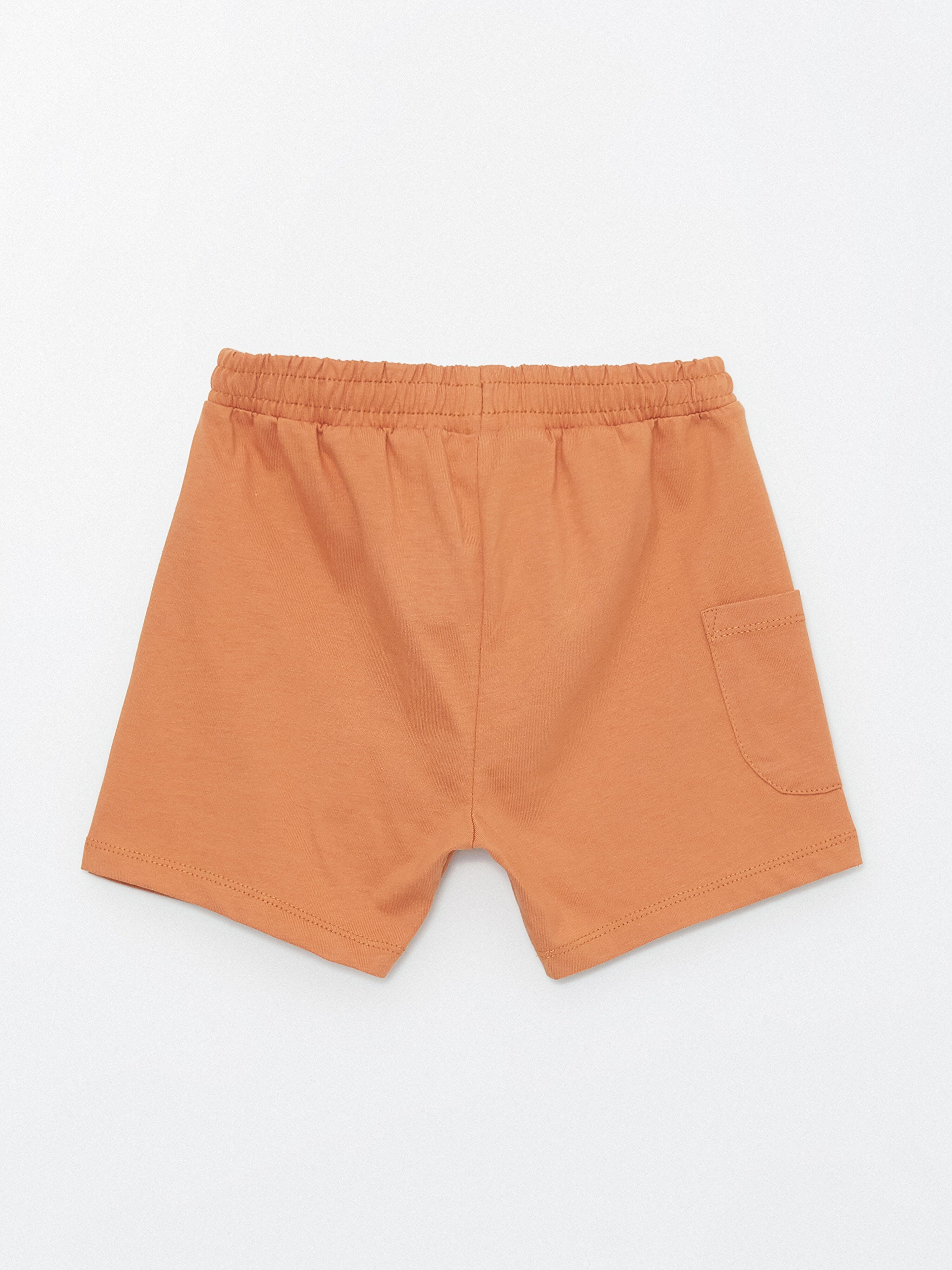 Basic Baby Boy Shorts with Elastic Waist