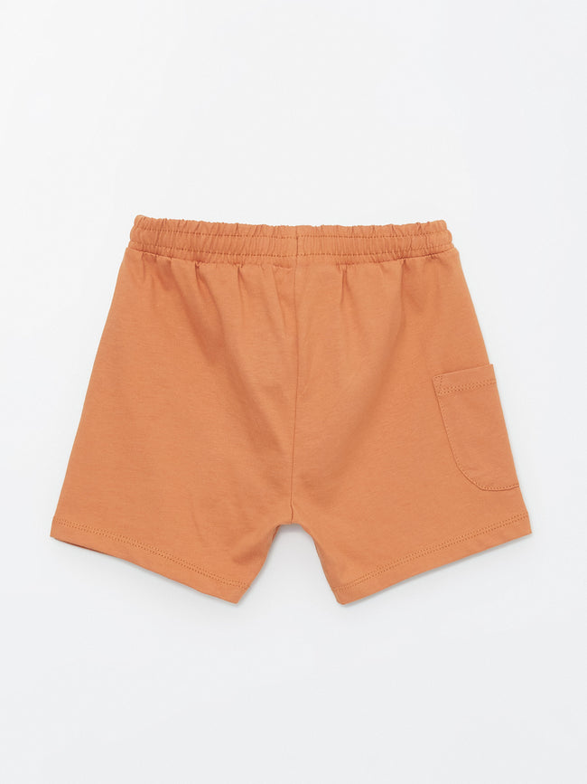 Basic Baby Boy Shorts with Elastic Waist Main Image