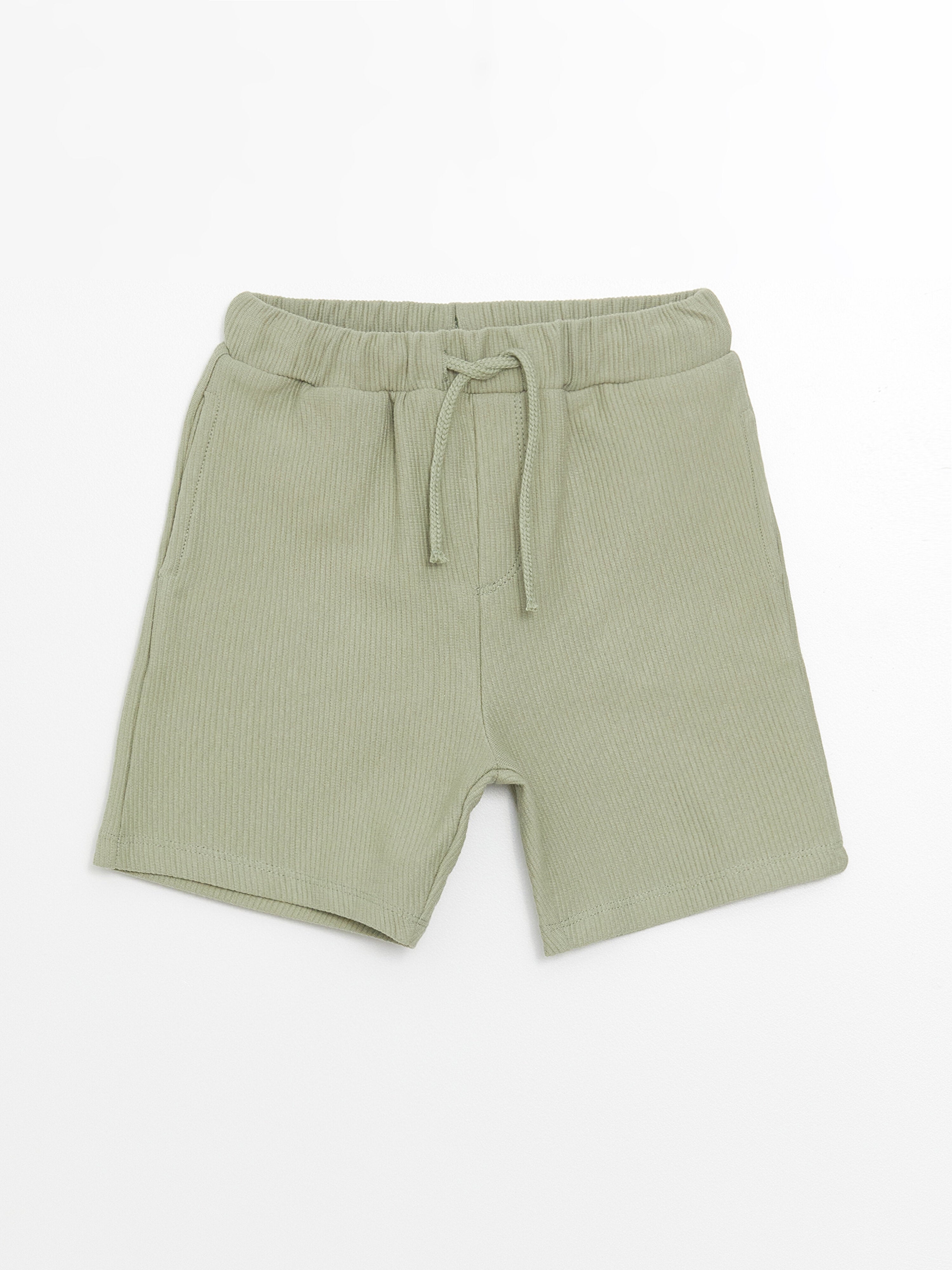 Basic Baby Boy Shorts with Elastic Waist