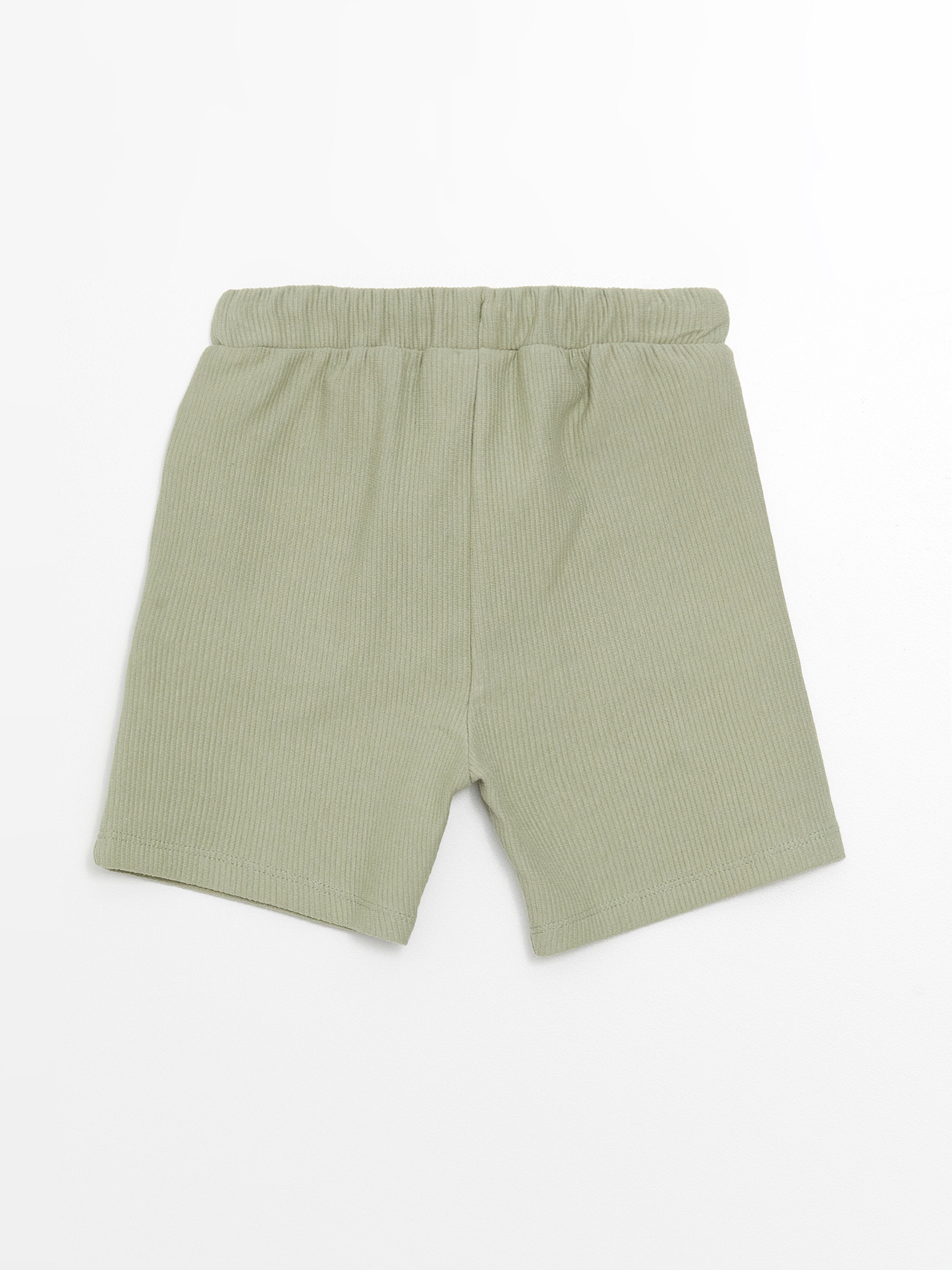 Basic Baby Boy Shorts with Elastic Waist
