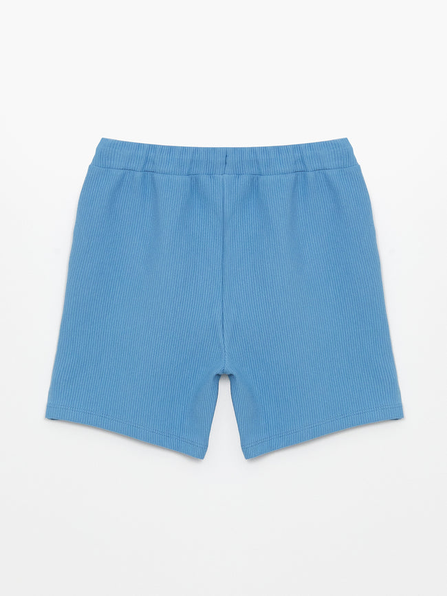 Basic Baby Boy Shorts with Elastic Waist Main Image