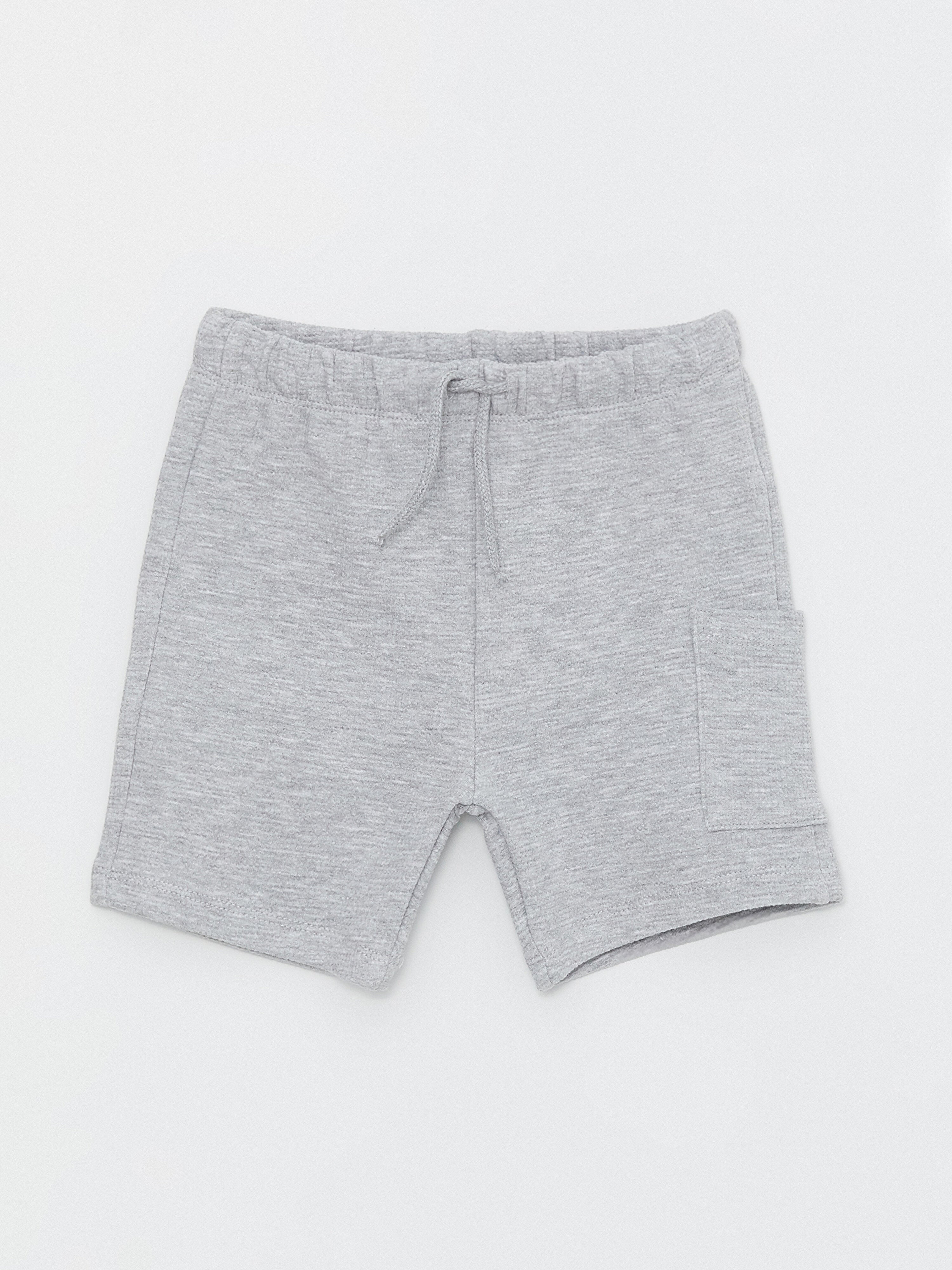 Basic Baby Boy Shorts with Elastic Waist