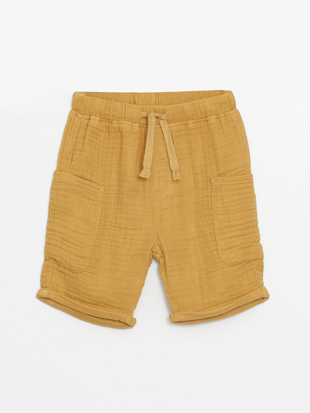 Basic Baby Boy Shorts with Elastic Waist