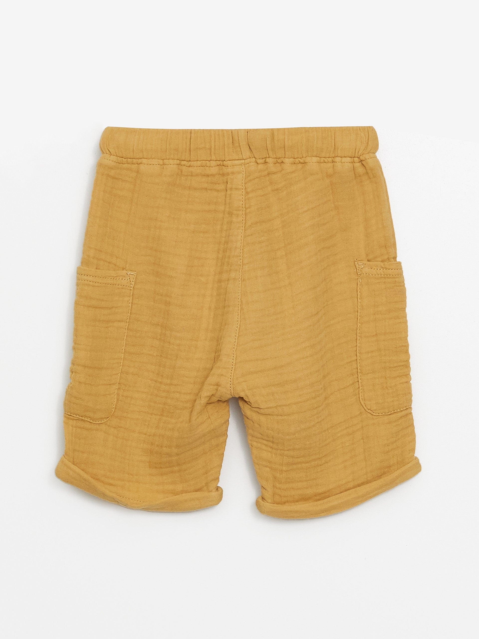 Basic Baby Boy Shorts with Elastic Waist