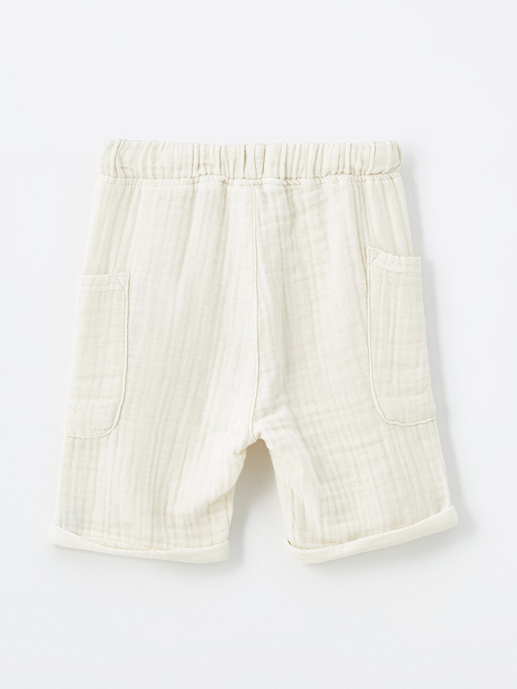 Basic Baby Boy Shorts with Elastic Waist