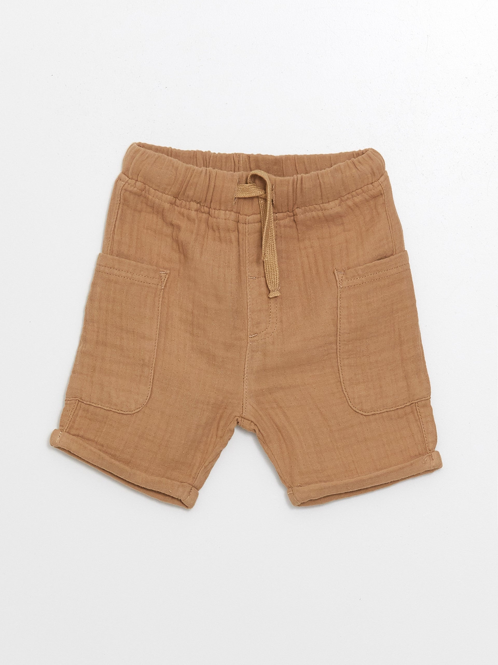 Basic Baby Boy Shorts with Elastic Waist