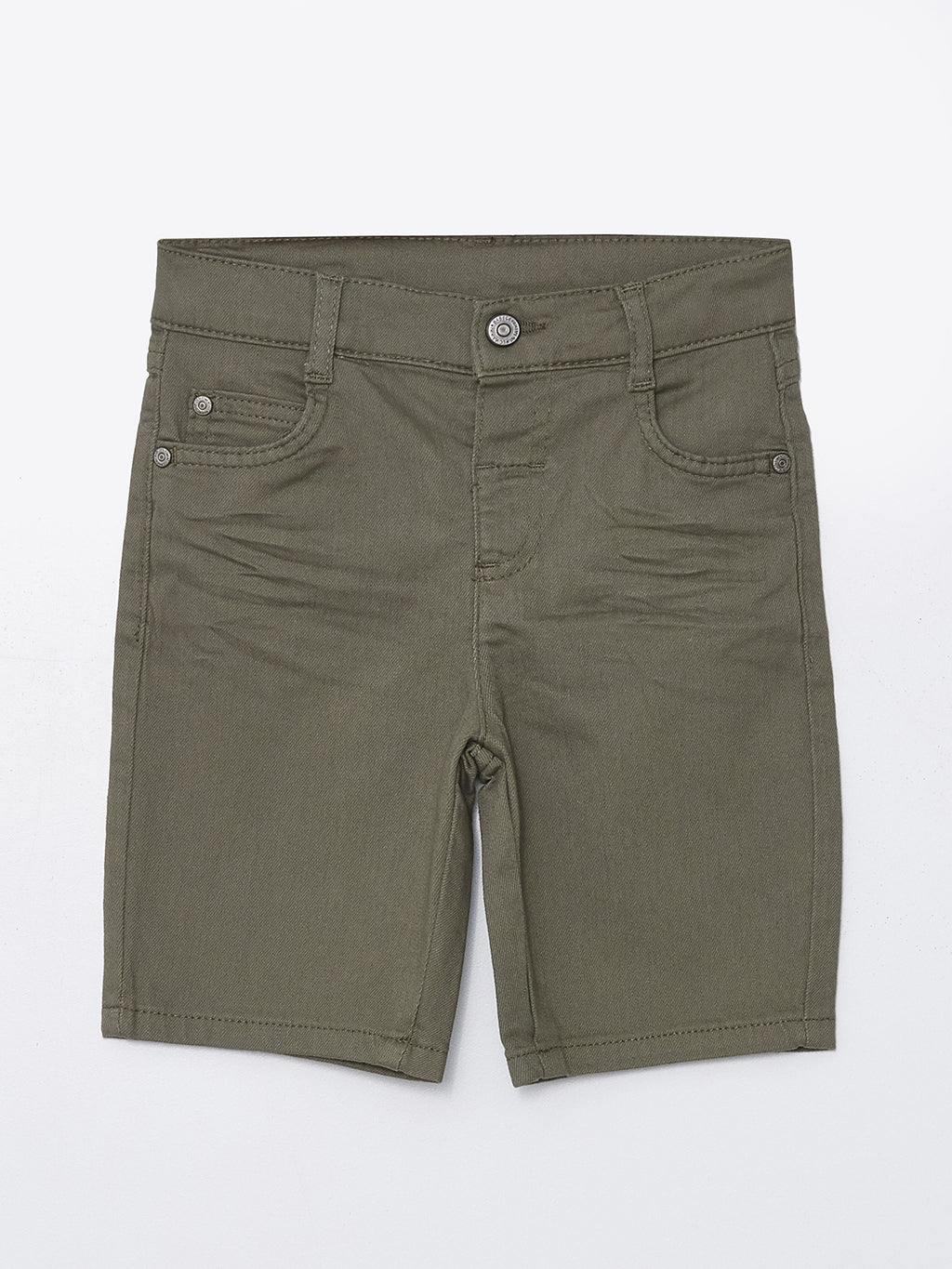 Basic Baby Boy Gabardine Shorts