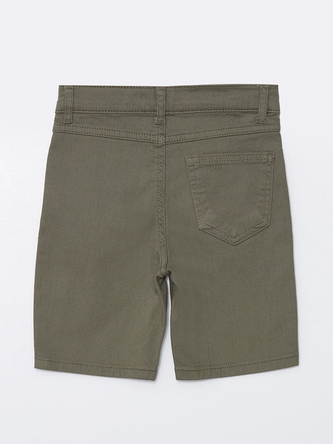 Basic Baby Boy Gabardine Shorts Main Image