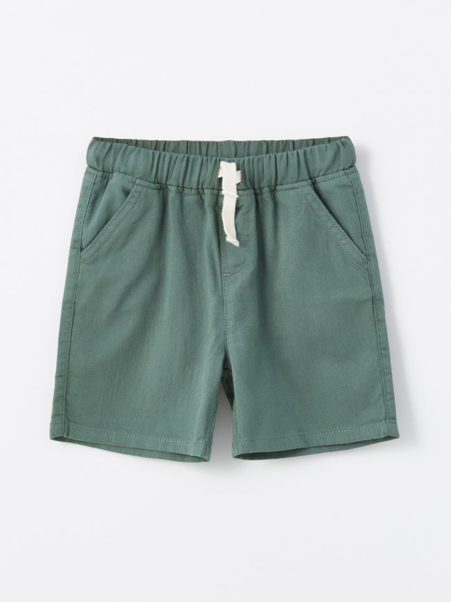 Basic Baby Boy Shorts with Elastic Waist Hover Image