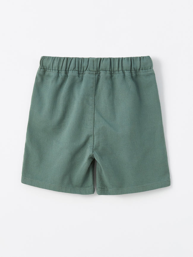 Basic Baby Boy Shorts with Elastic Waist Main Image