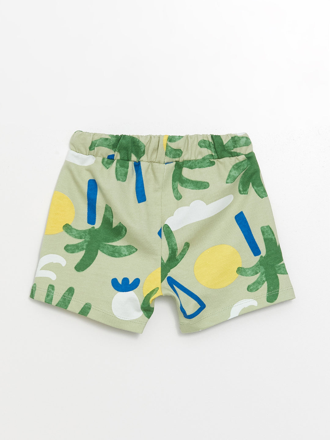 Printed Baby Boy Shorts with Elastic Waist, 2-pack