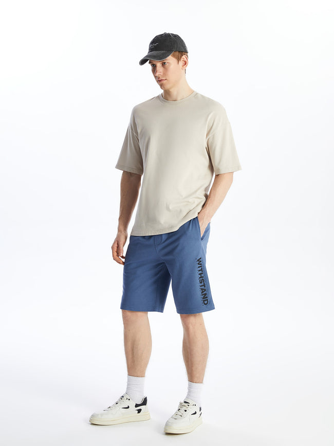 Slim Fit Men Bermuda Shorts Hover Image