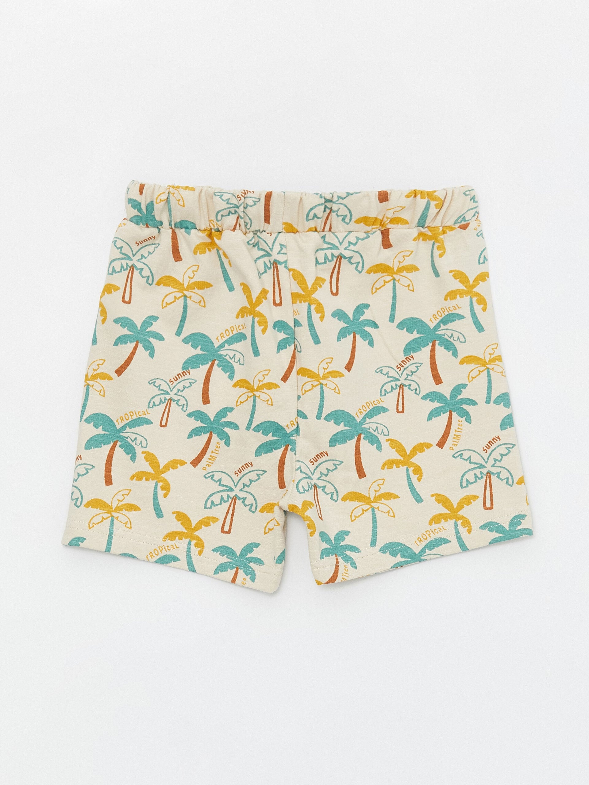 Printed Baby Boy Shorts with Elastic Waist