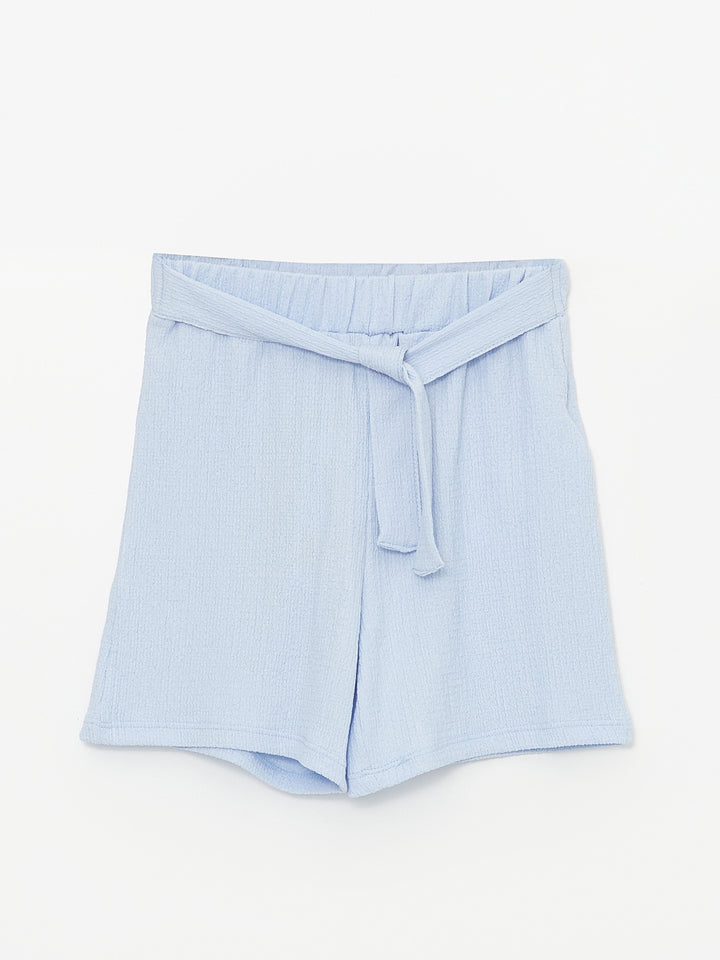 Basic Girls Shorts with Elastic Waist