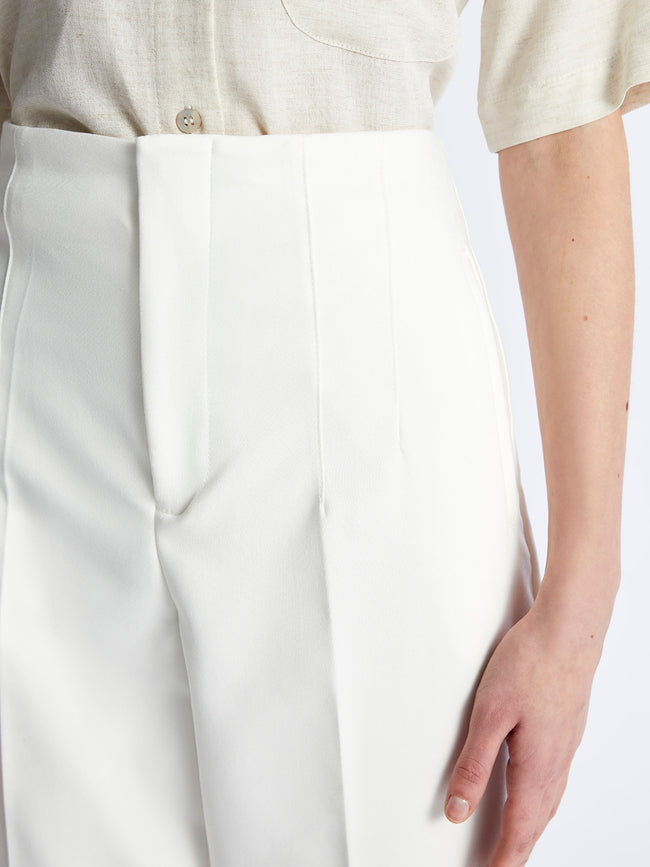 Women Carrot Cut Straight Trousers Main Image