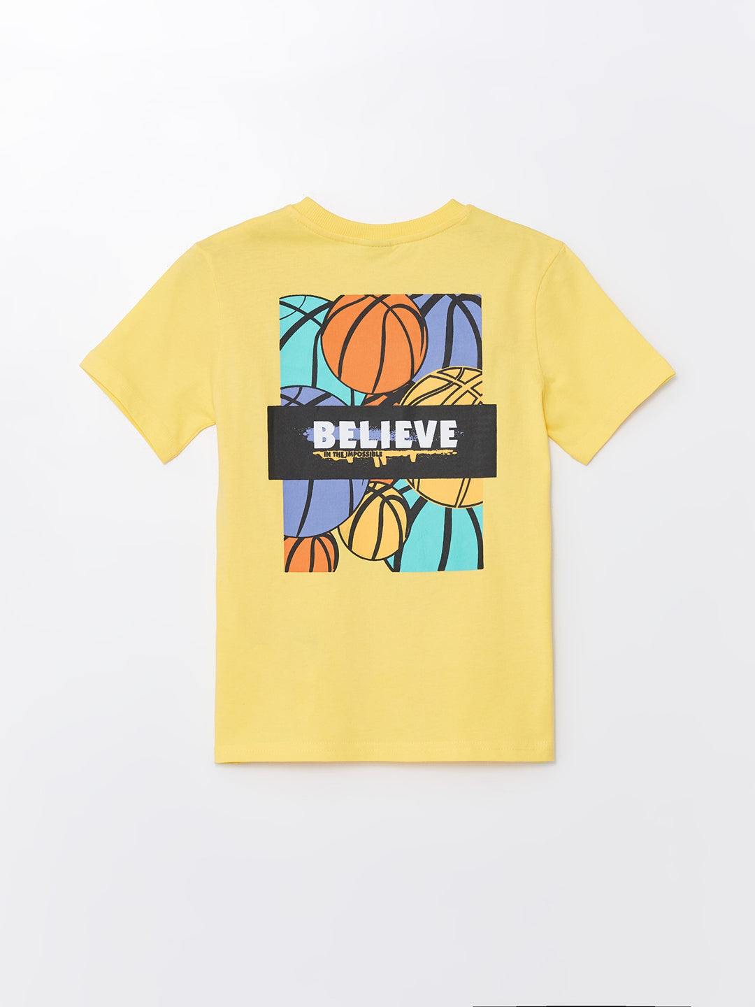 Crew Neck Printed Short Sleeve Boys T-Shirt