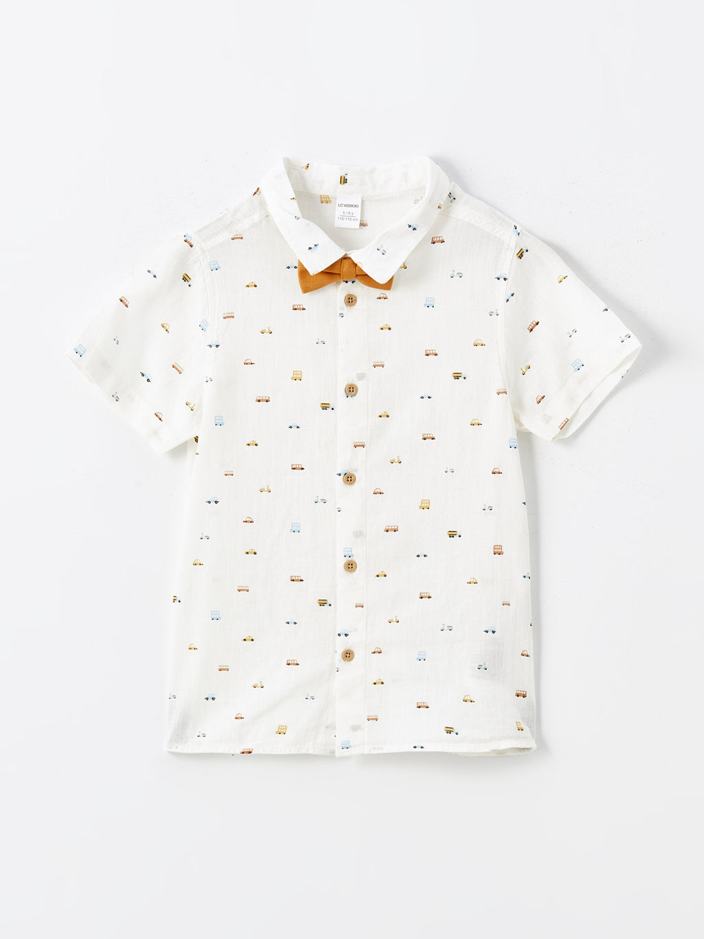 Short Sleeve Printed Baby Boy Shirt and Shorts Set of 2