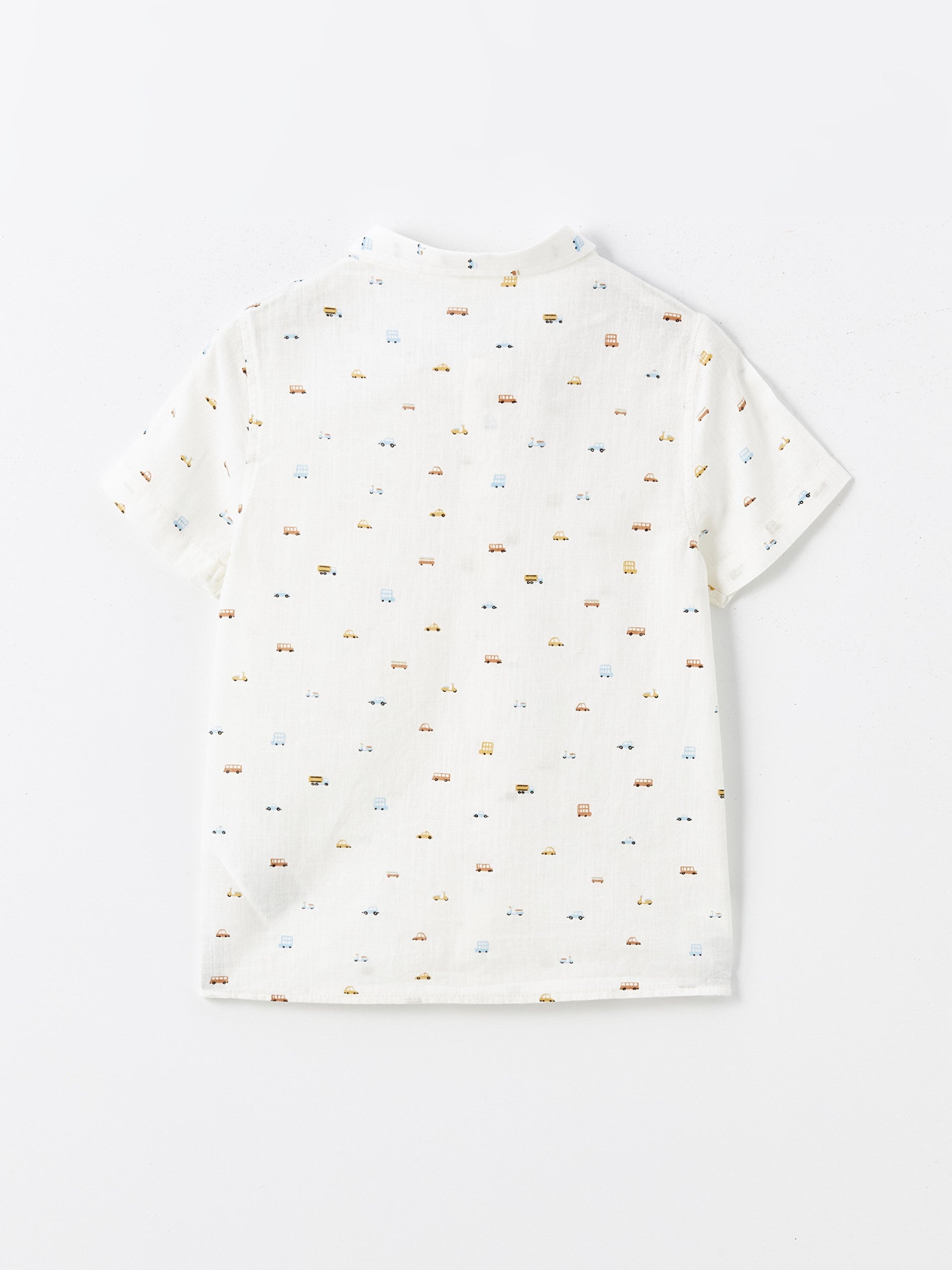 Short Sleeve Printed Baby Boy Shirt and Shorts Set of 2