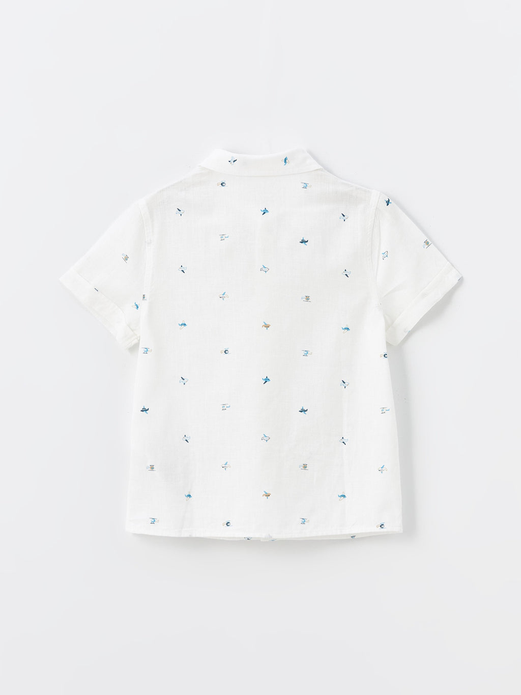 Short Sleeve Printed Baby Boy Shirt and Shorts Set of 2