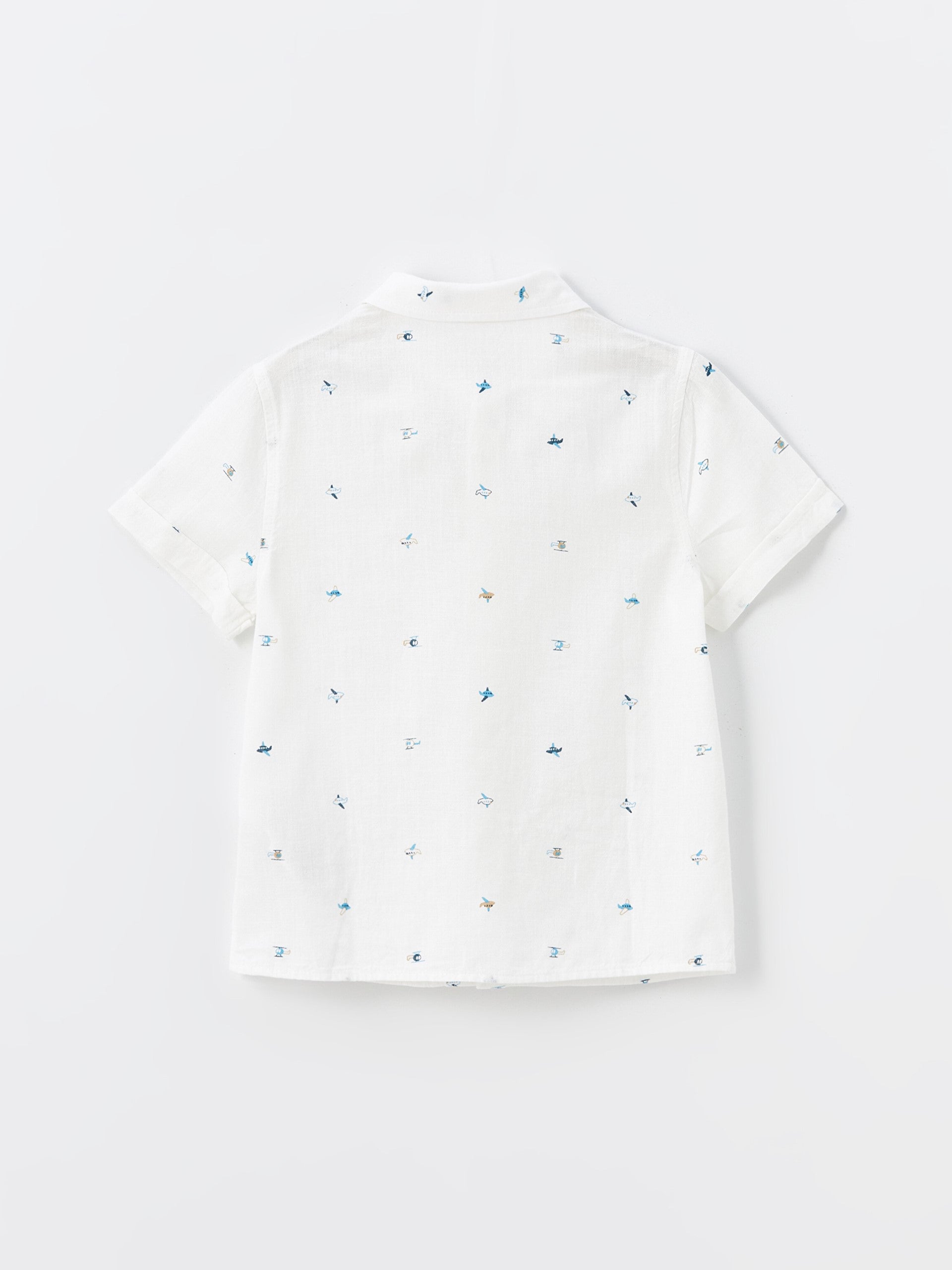 Short Sleeve Printed Baby Boy Shirt and Shorts Set of 2