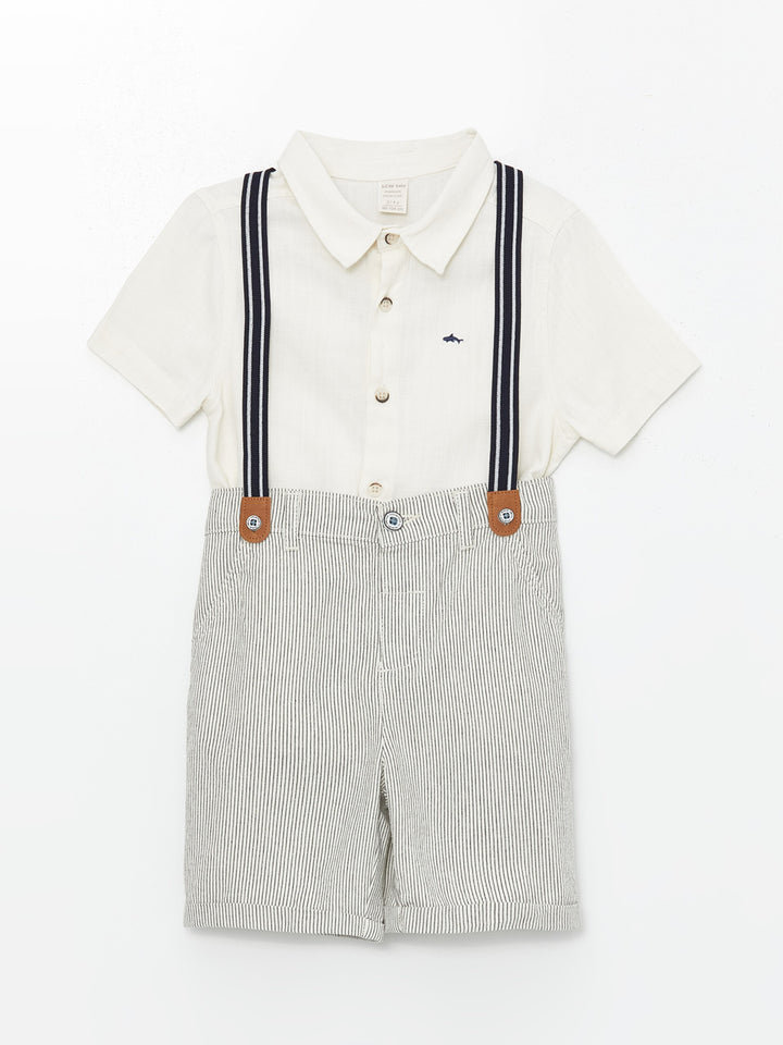Short Sleeve Baby Boy Shirt and Shorts Set of 2
