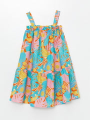 Square Neck Girls Dress