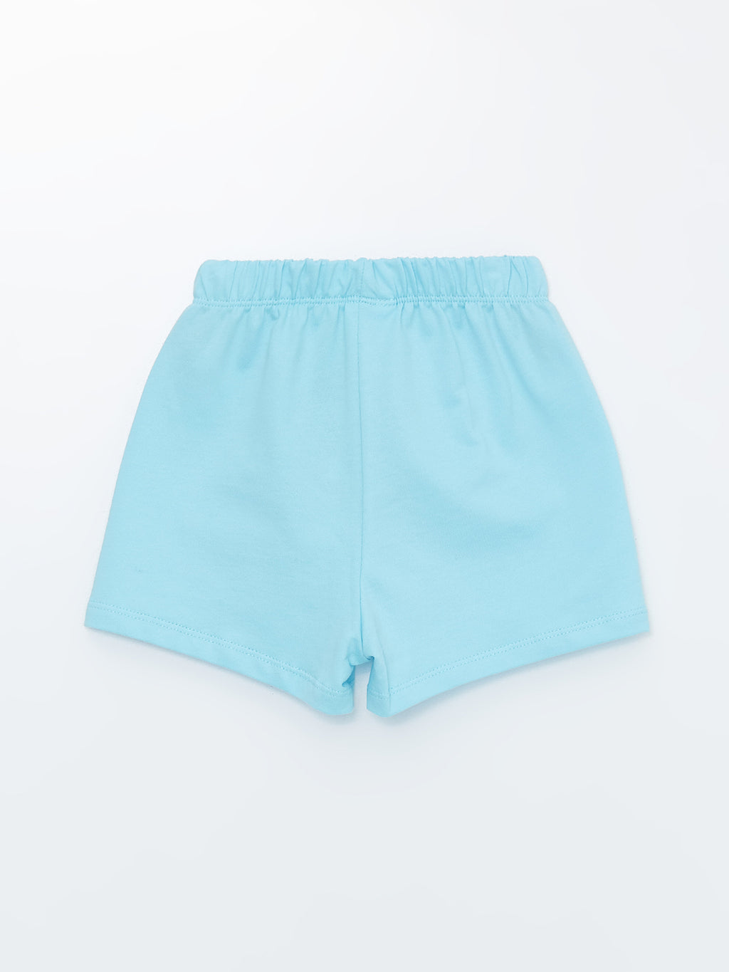 Baby Girl Shorts with Elastic Waist, 2 Pack