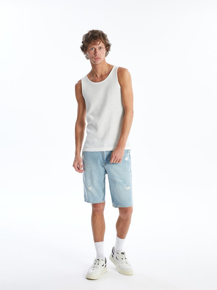 Standard Fit Men's Jean Shorts