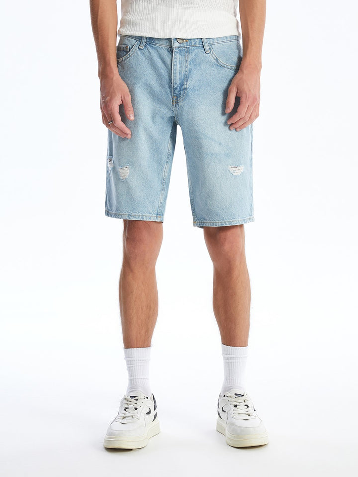 Standard Fit Men's Jean Shorts