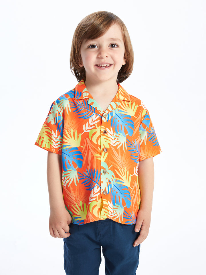 Short Sleeve Printed Baby Boy Shirt