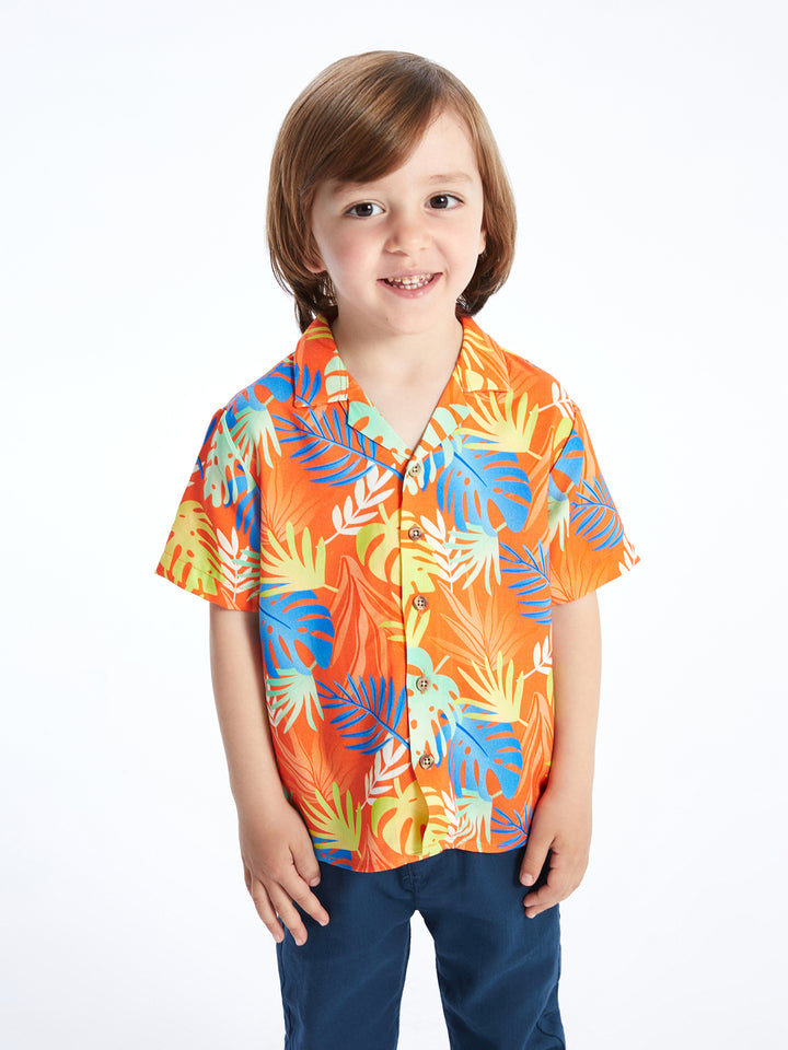 Short Sleeve Printed Baby Boy Shirt