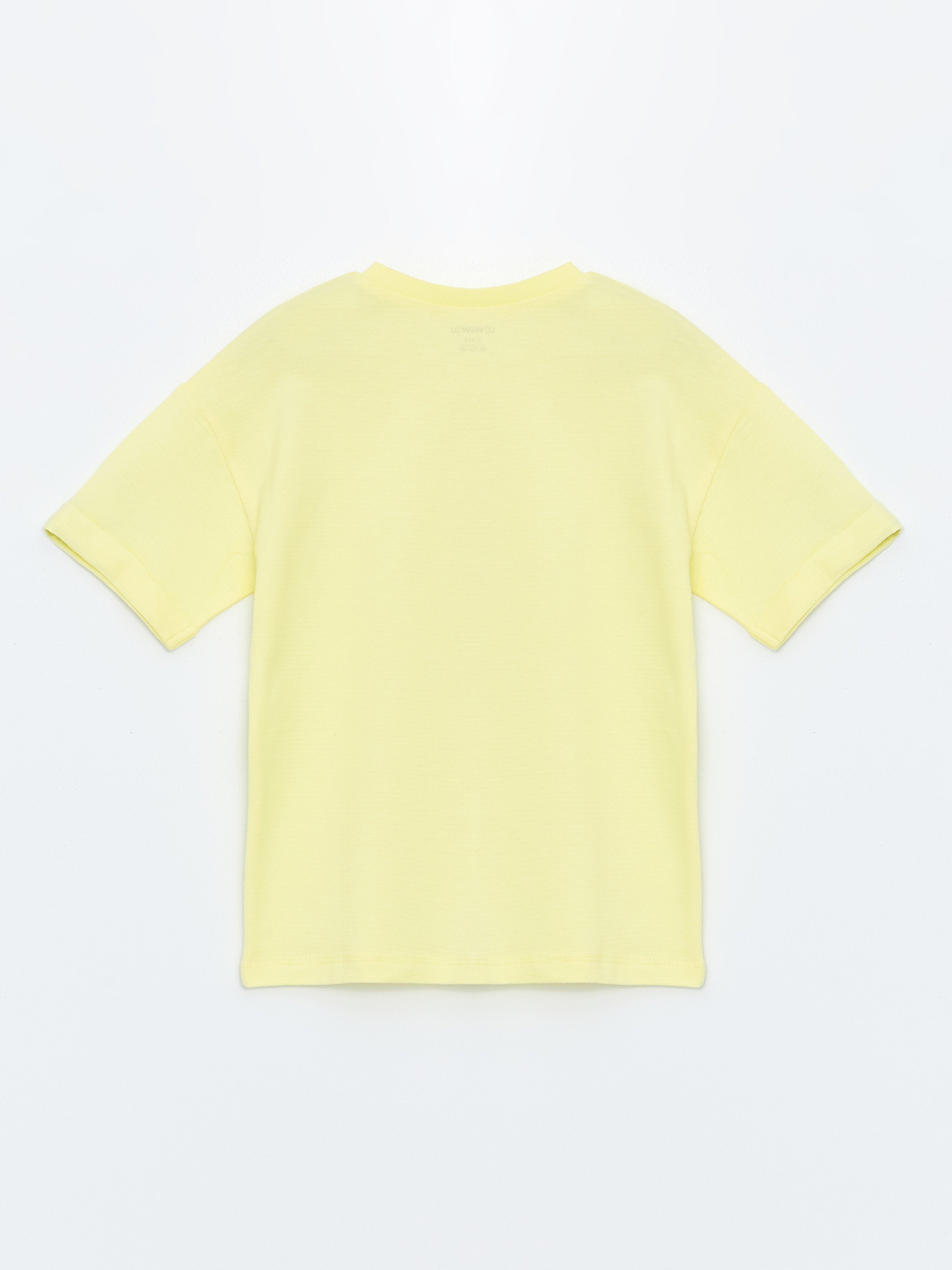 Crew Neck Short Sleeve Printed Baby Boy T-Shirt