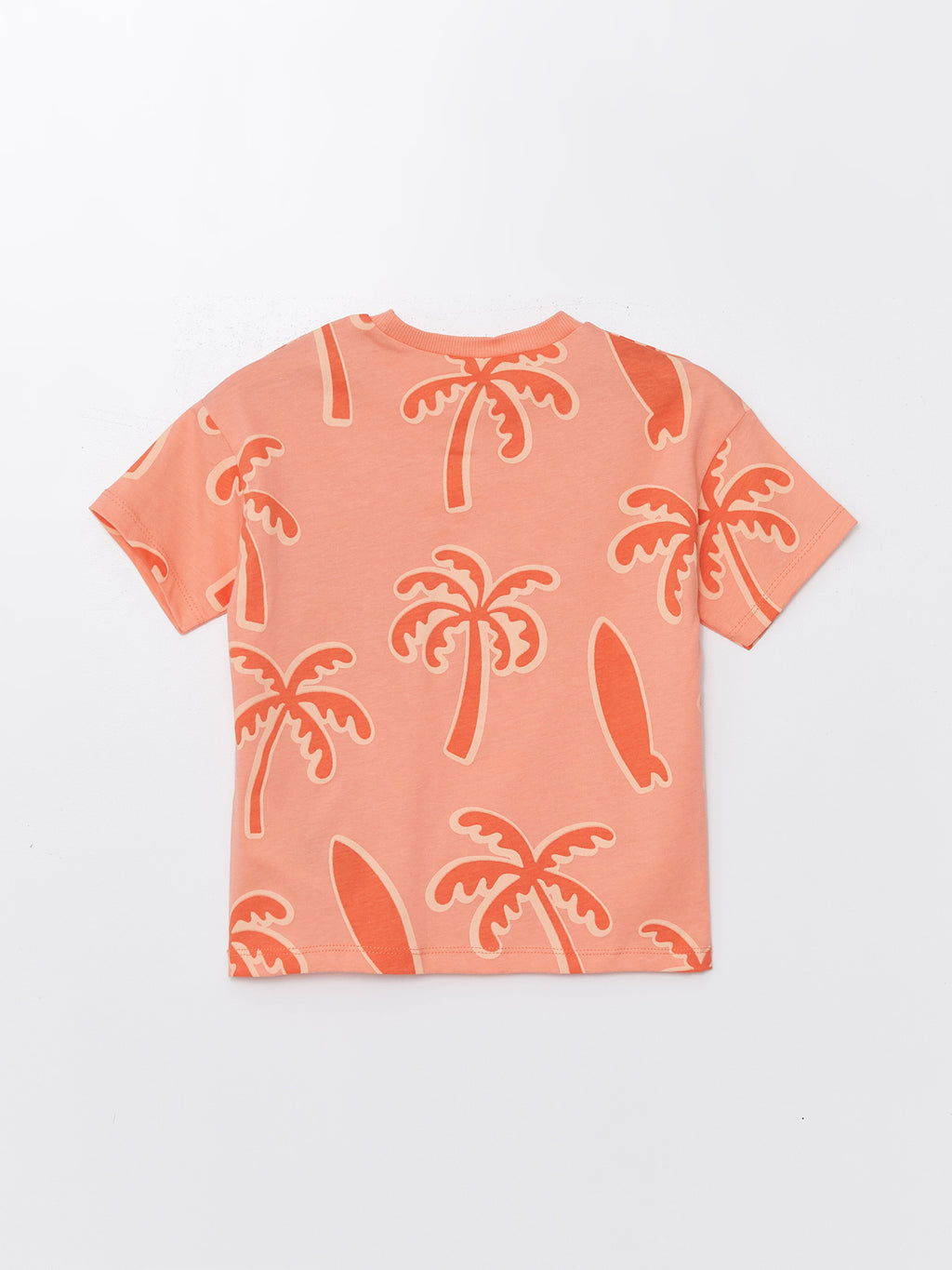 Crew Neck Short Sleeve Printed Baby Boy T-Shirt