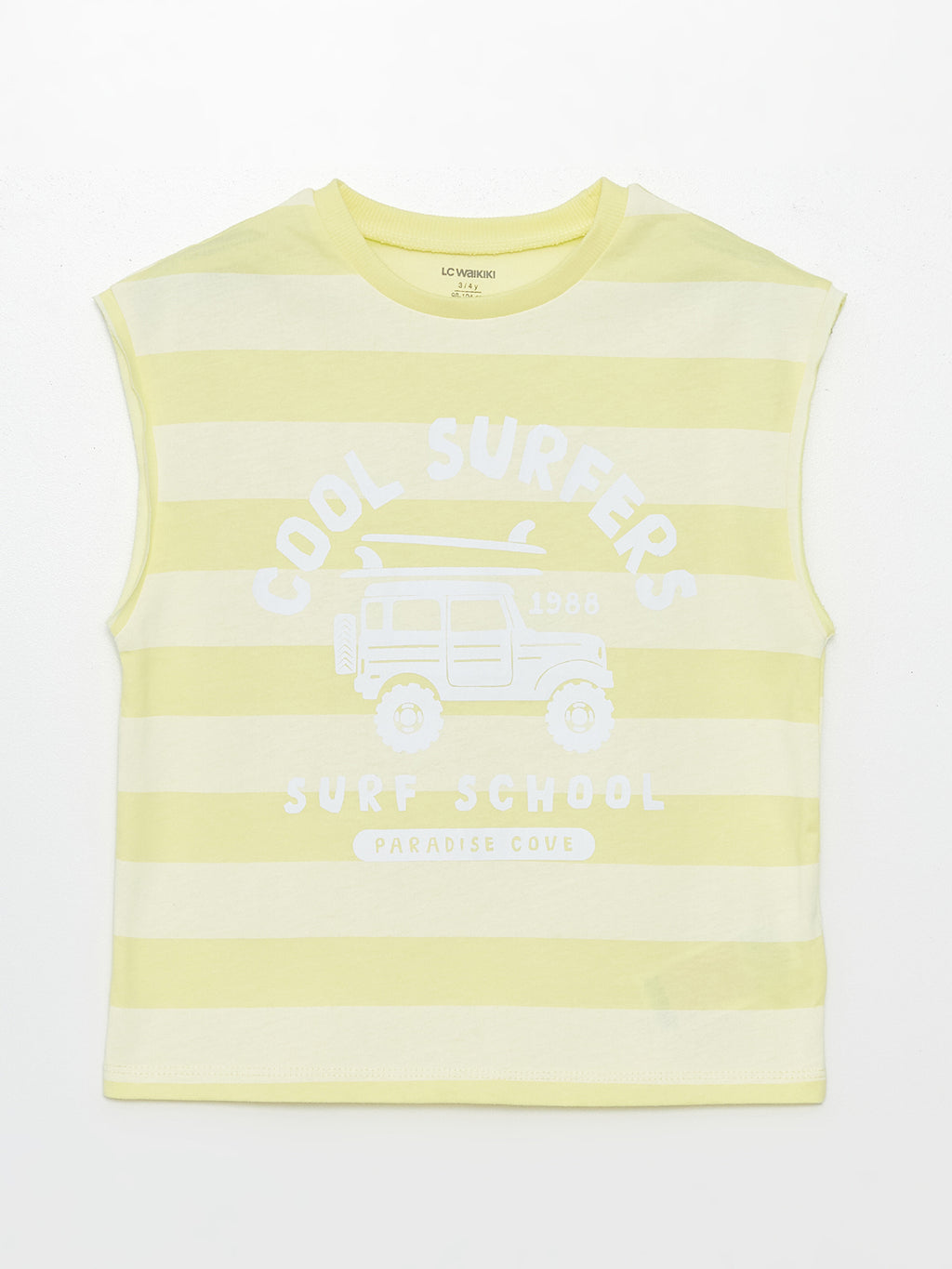 Crew Neck Printed Baby Boy Undershirt