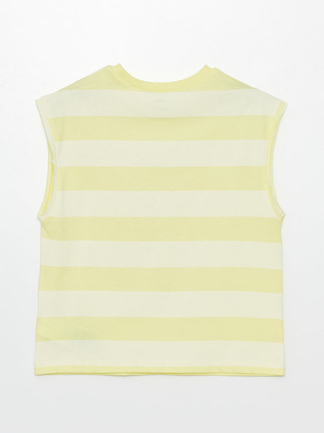 Crew Neck Printed Baby Boy Undershirt Main Image