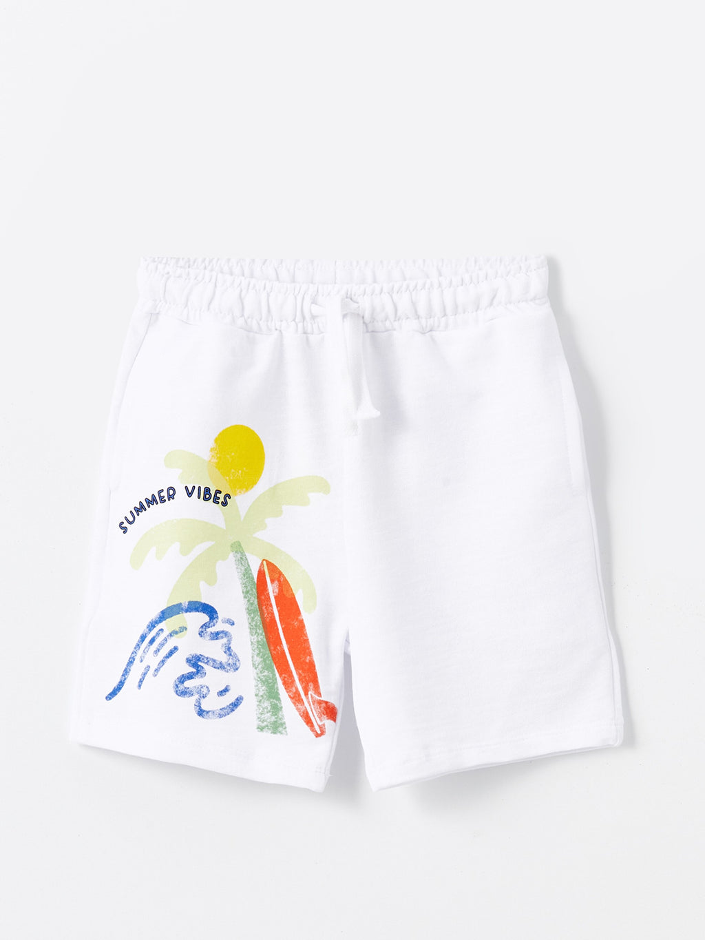Printed Baby Boy Shorts with Elastic Waist