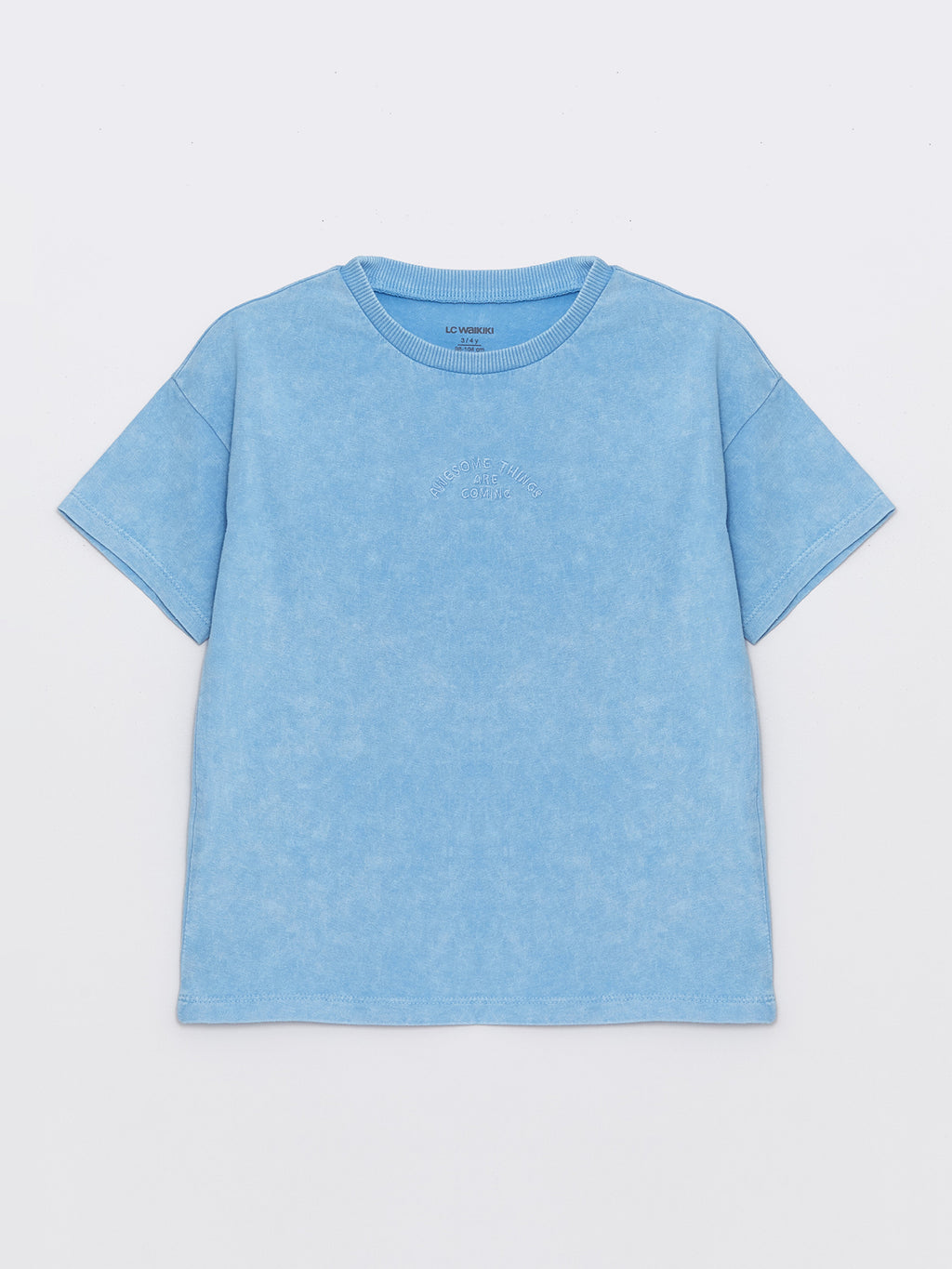 Crew Neck Basic Baby Boy T-Shirt