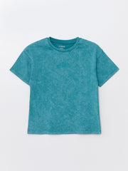 Crew Neck Basic Baby Boy T-Shirt