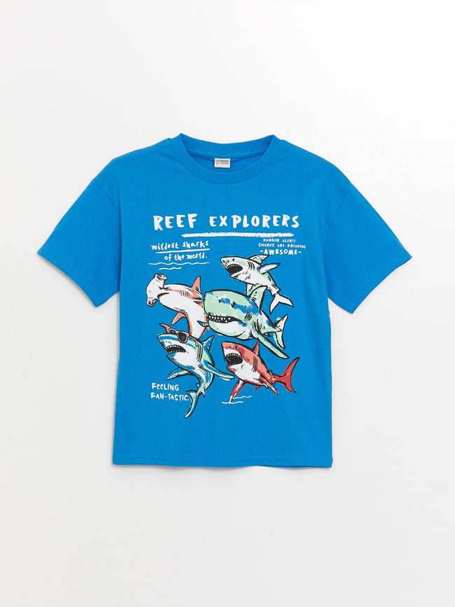 Oversize Crew Neck Boy T-Shirt Hover Image