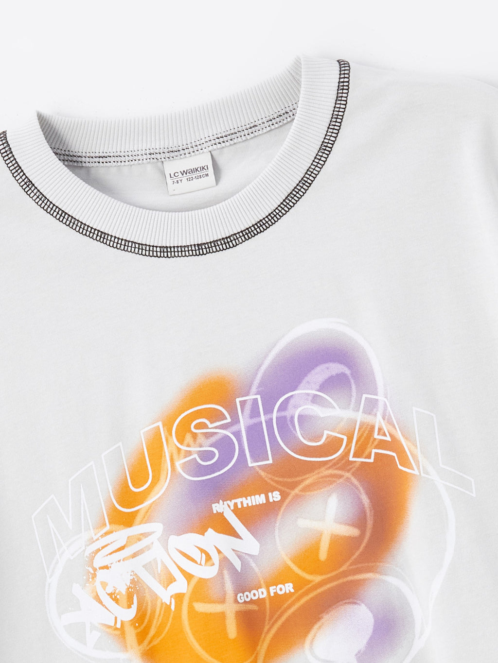 Comfortable Fit Crew Neck Short Sleeve Boy's T-Shirt