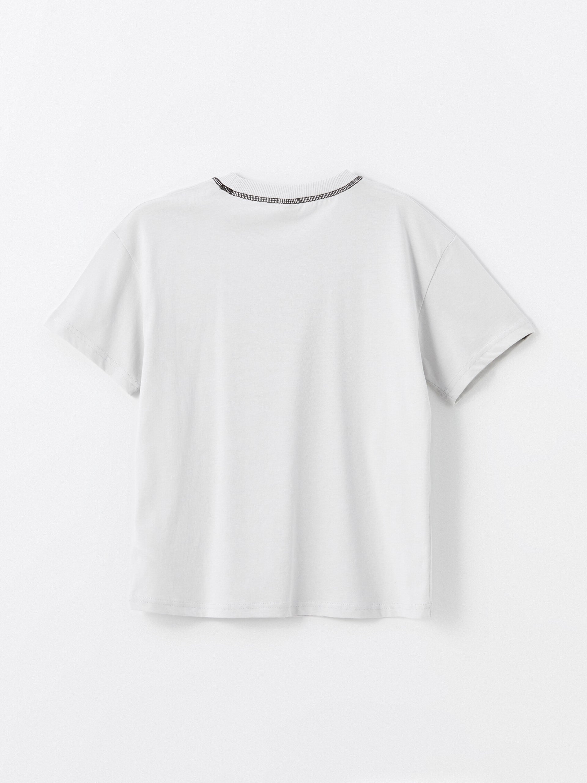 Comfortable Fit Crew Neck Short Sleeve Boy's T-Shirt